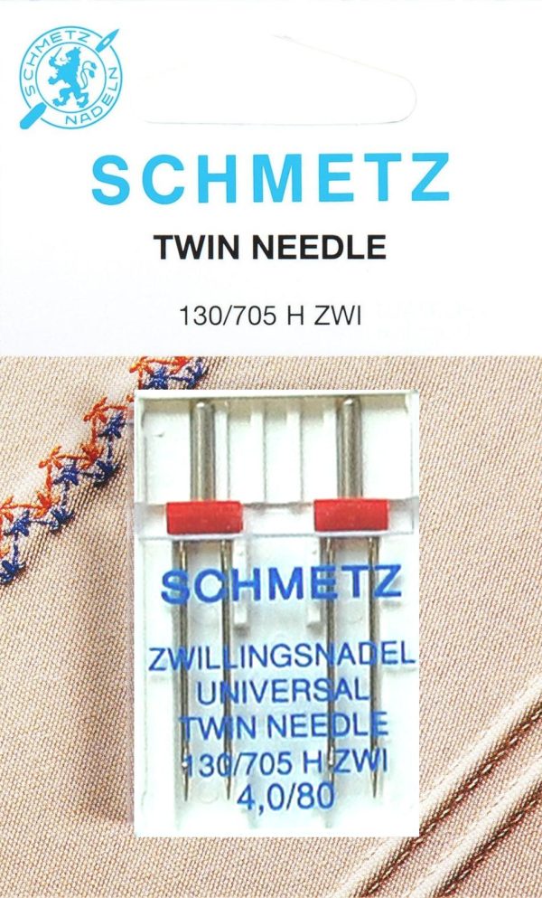 AGUJA SCHMETZ 705H-ZWI DOBLE 80/4.0 X2